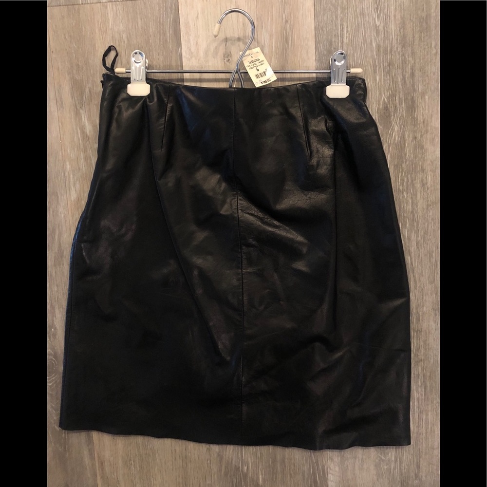 Ann Taylor 100% Genuine Leather Skirt Brand New
